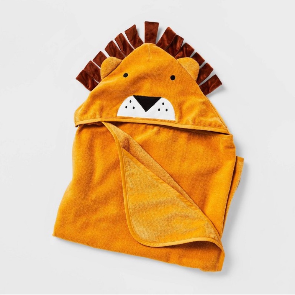 Lion Kid’s Cotton Hooded Towel